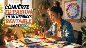 Cómo convertir tu pasión en un negocio rentable y sostenible paso a paso